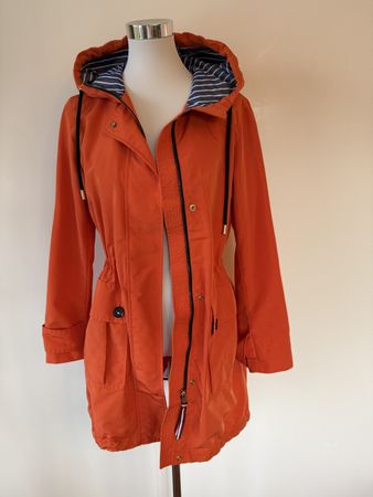 Tommy Hilfiger Übergangsjacke Orange Gr. S Top!