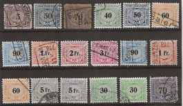 CFF02  - Lot timbres chemin de fer