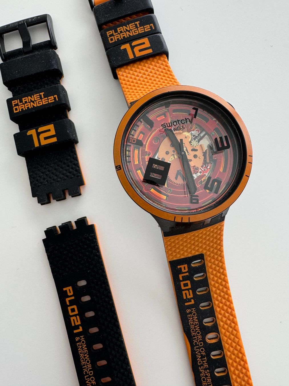 Swatch Orologi: Swatch PL021 Planet Orange, neuwertig – Usato da Schaffhausen venduto da schmizz 4