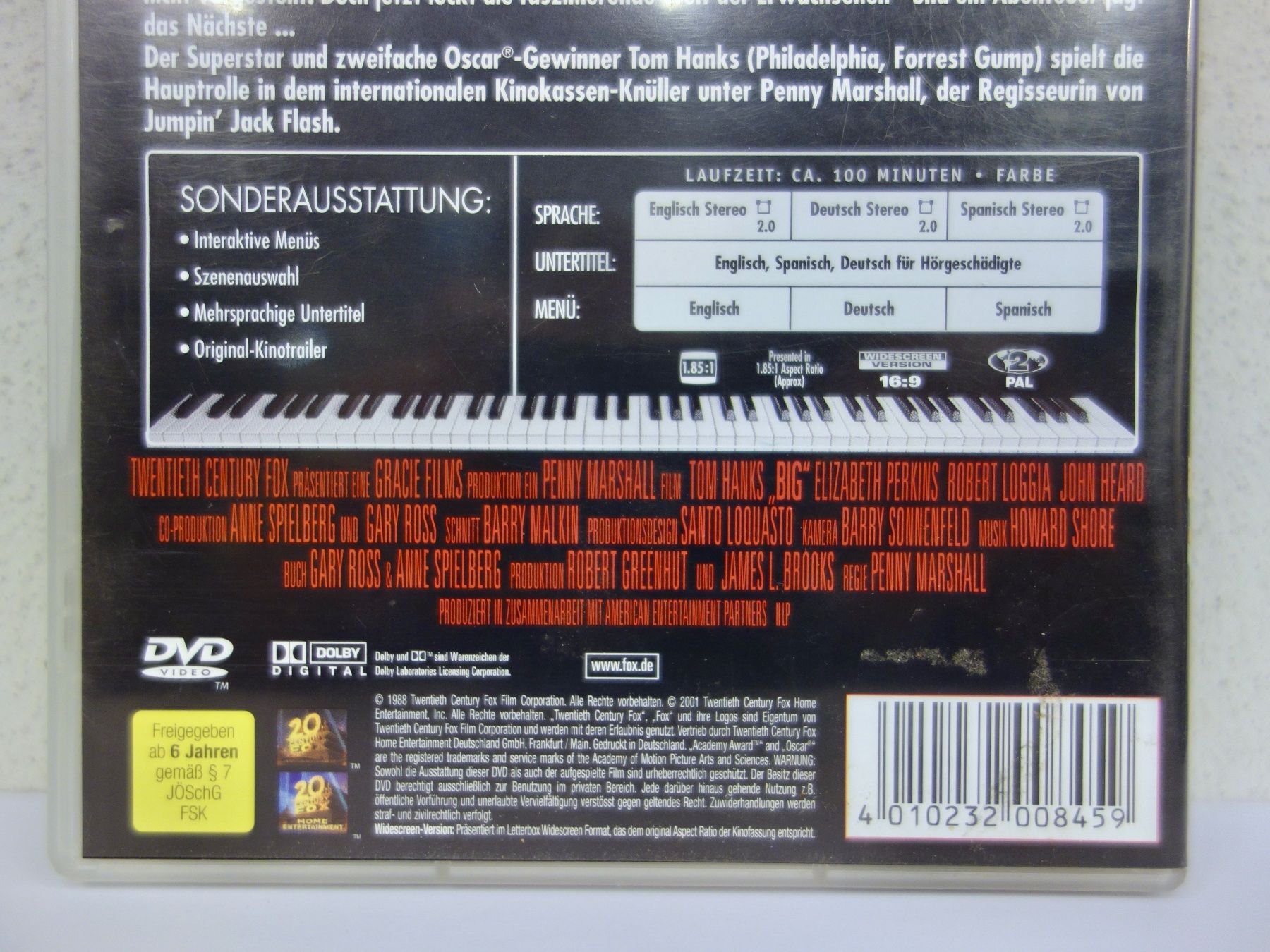 Tutti i DVDs: DVD BIG - TOM HANKS – Nuovo (secondo la descrizione) da Kerzers venduto da wisaundso 3