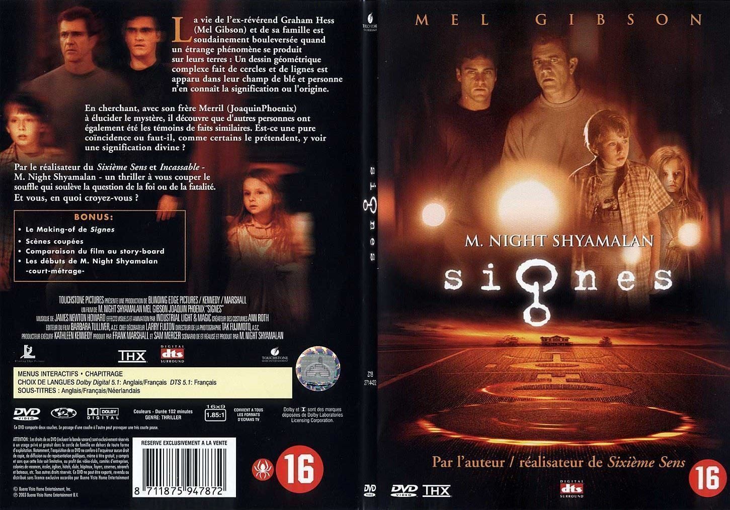 Tutti i DVDs: Signes – Usato da Clarens venduto da Surcouf91