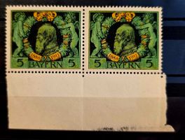 Bayern 1911 Prinzregent Luitpold 5 Pf 4er Blol MNH