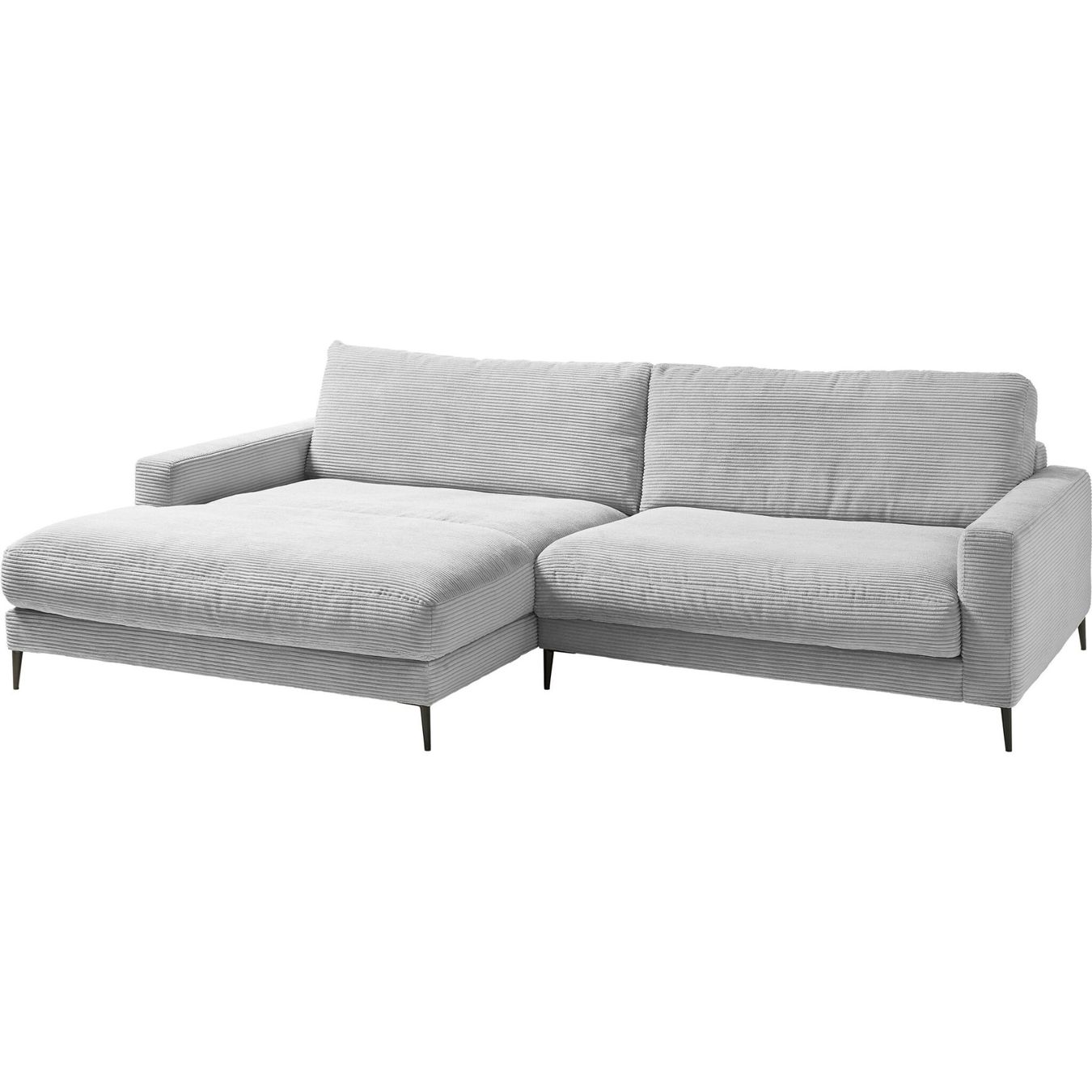 Sofas: Ecksofa  Uptown in Cord Grey links – Neu und originalverpackt aus Bischofszell von deluxe-moebel 2