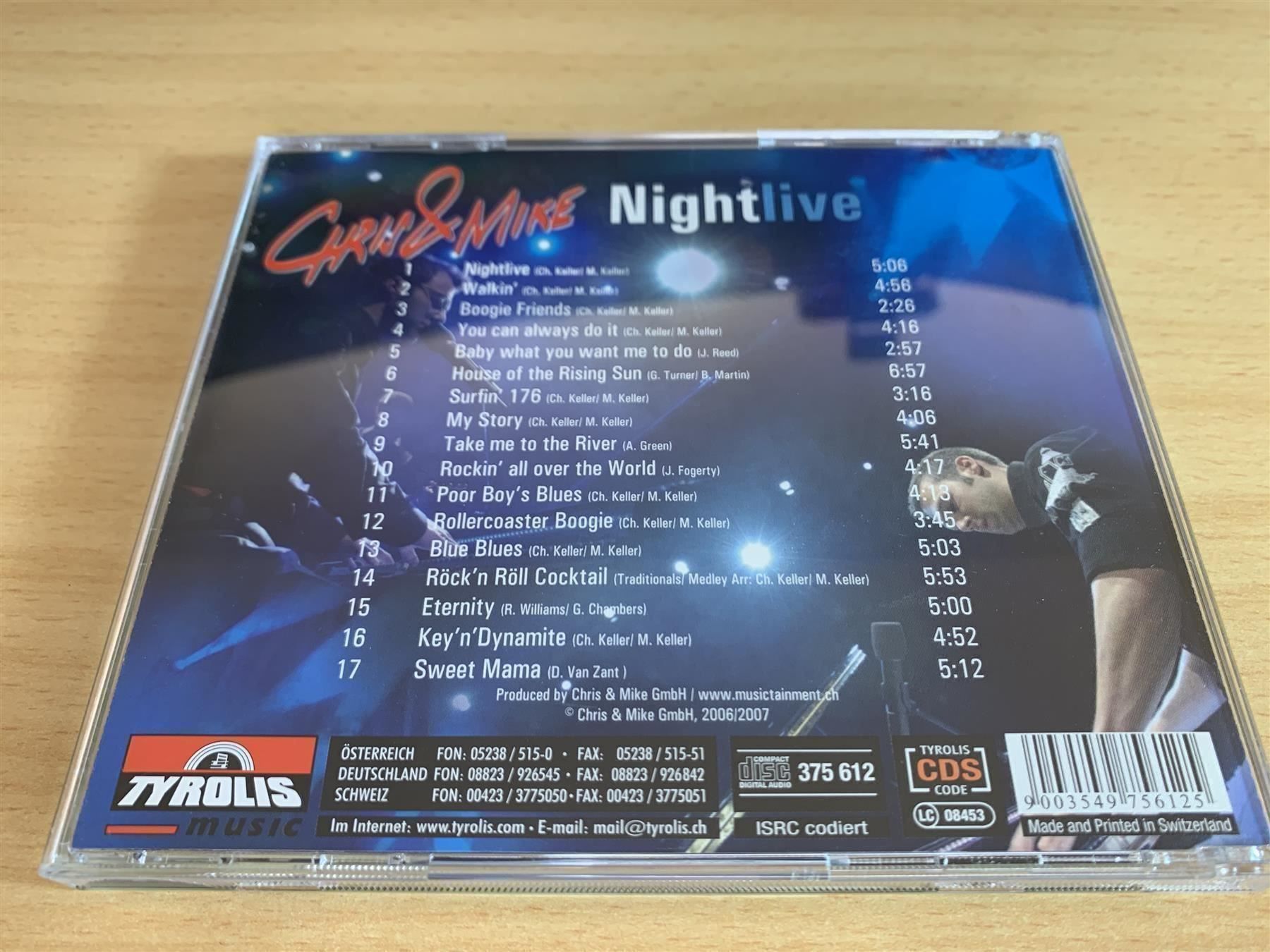 CD: Chris & Mike – Nightlive – Usato da Rikon im Tösstal venduto da Alpenmutz 1