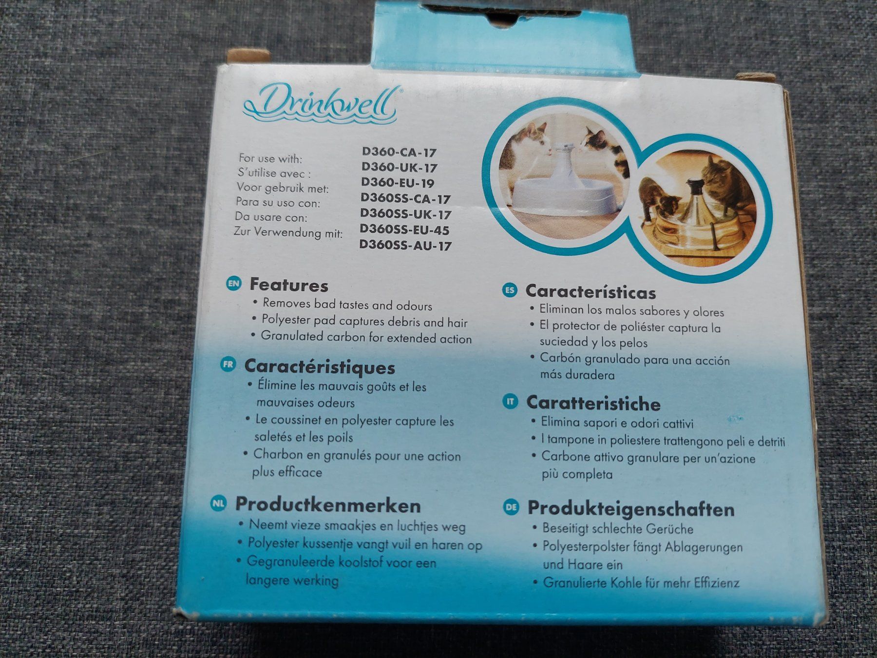 Sanitari: Drinkwell Ersatz-Aktivkohlefilter Dreierpack – Nuovo e nell'imballaggio originale da Beckenried venduto da Havacola 5