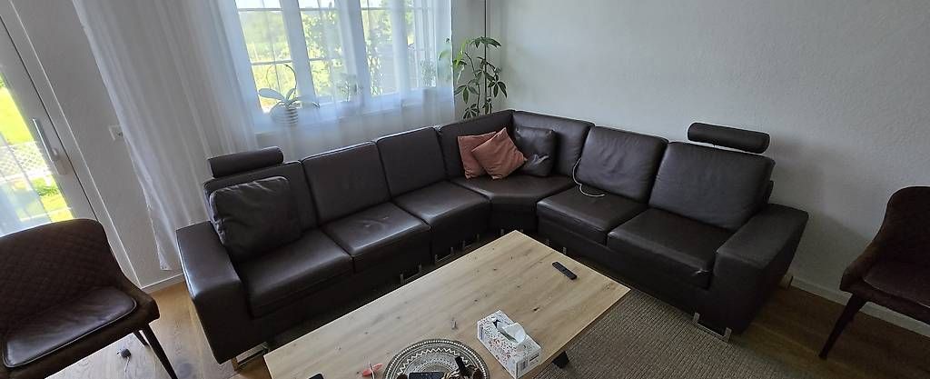 Sofas: Sofas Eckgarnitur Braun (echt Leder)  – Gebraucht aus Zell ZH von fil_zw9l 2