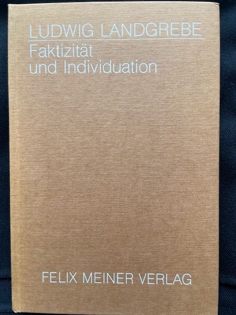 Libri: Faktizität und Individuation – Nuovo (secondo la descrizione) da Zürich venduto da bri_pt8h