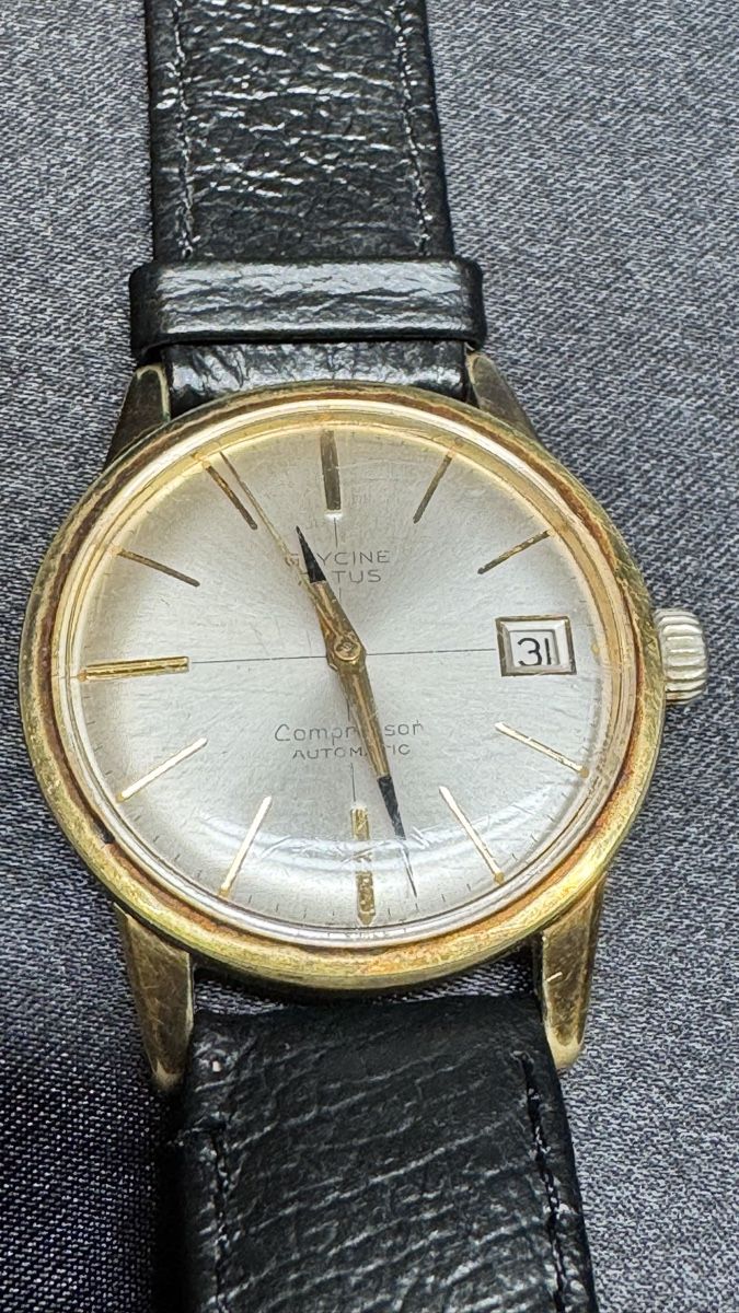 Glycine Orologi: Vintage Glycine Compressor Automatikuhr – Usato da Untersiggenthal venduto da TimeandShine 2