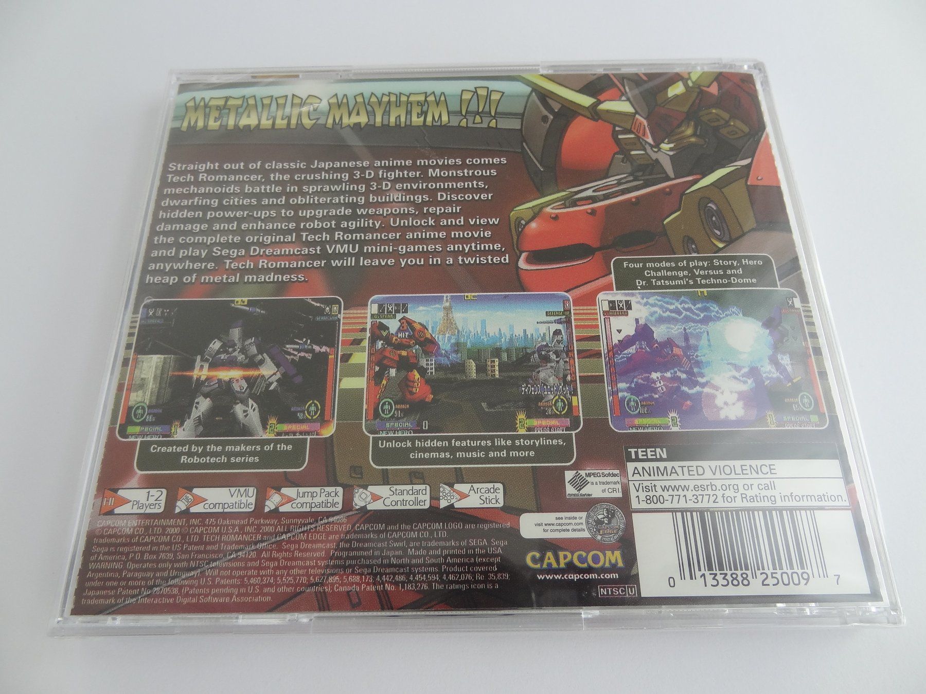 Capcom Spiele: TECH ROMANCER SEGA DREAMCAST US-NTSC - NEW SEALED - MINT! – Neu und originalverpackt aus Lyss von Famicom 1