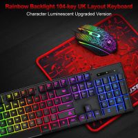 LED GamingTastatur Kabelgebunden Gaming Tastatur & Maus Set