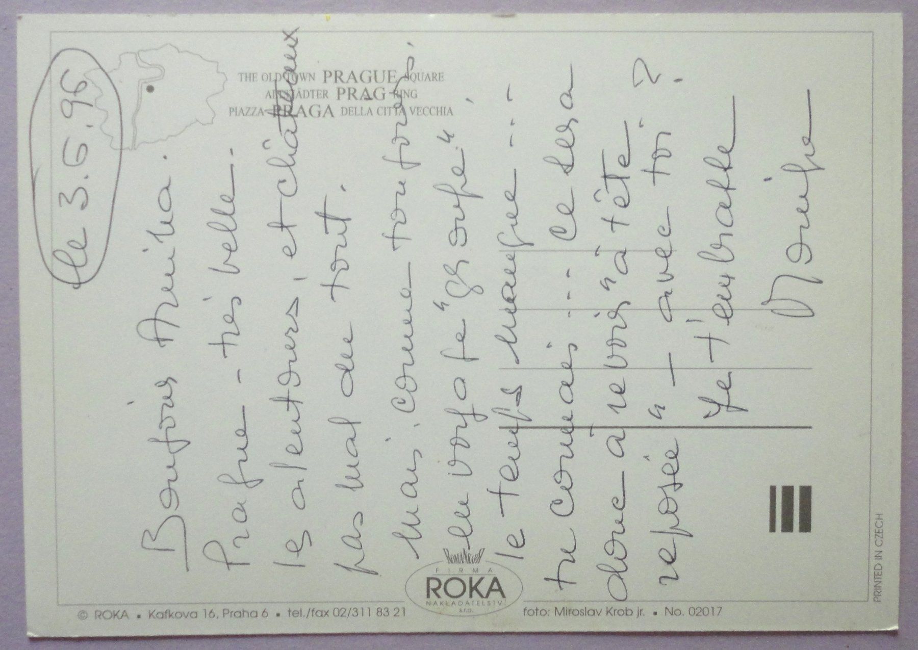 Cartoline postali: Praha - Prague – Usato da Fétigny venduto da Billy2miny 1