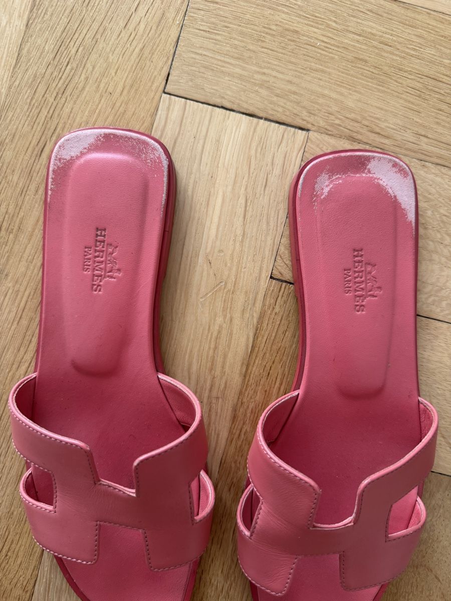 Hermès Scarpe da donna: Hermès Oasis Sandals Pink Size 37 – Usato da Zürich venduto da geraldinebiene 1