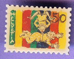 PTT   Helvetia  50 Rappen  ZIRKUS