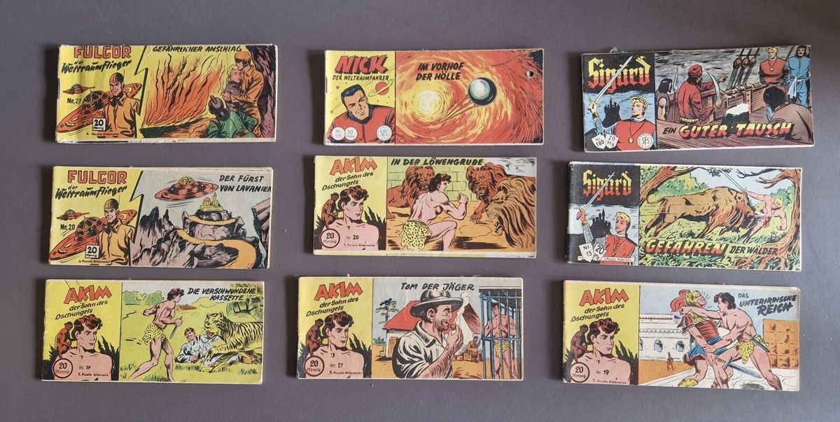 Fumetti: 9 Piccolo Comics aus dem Lehman Verlag – Usato da Le Vaud venduto da Balthasar