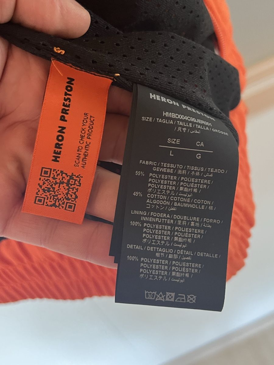 Giacche: Heron Preston Jacke orange/schwarz L – Usato da Bern venduto da BestBrandSeller89 2