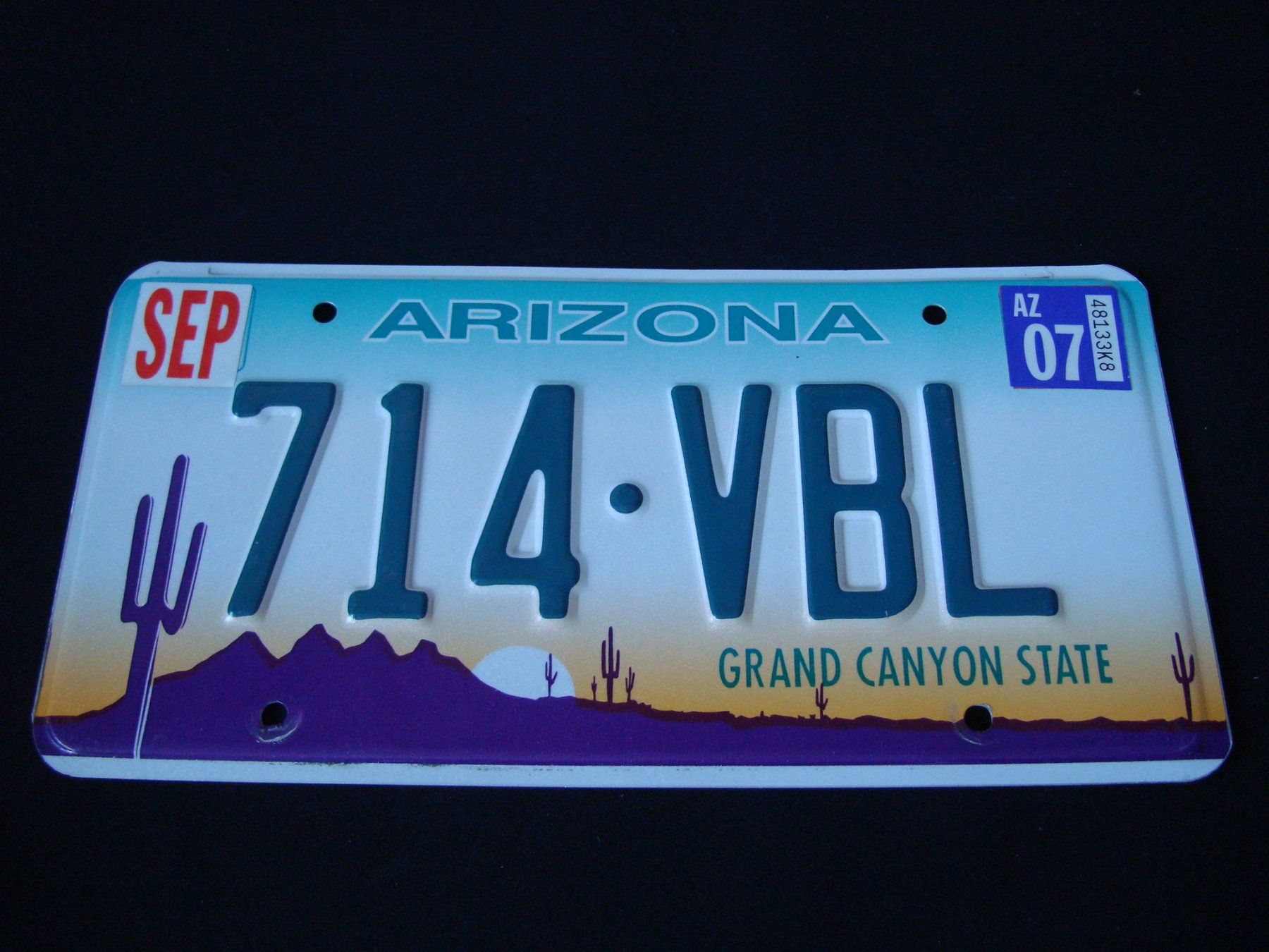 Schilder: ARIZONA 714 VBL – Gebraucht aus Scherz von 5246