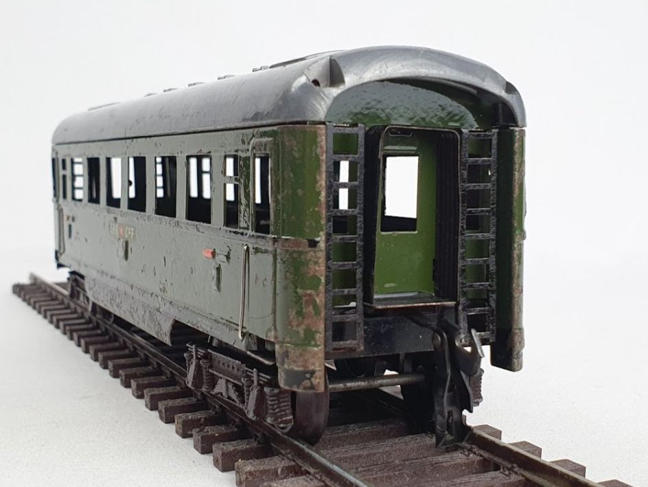 Fleischmann Modellini di ferrovie: Fleischmann 410 SBB Pers.Wagen Exportmodell, Spur 0/Blech – Usato da Seon venduto da voAllBah 3