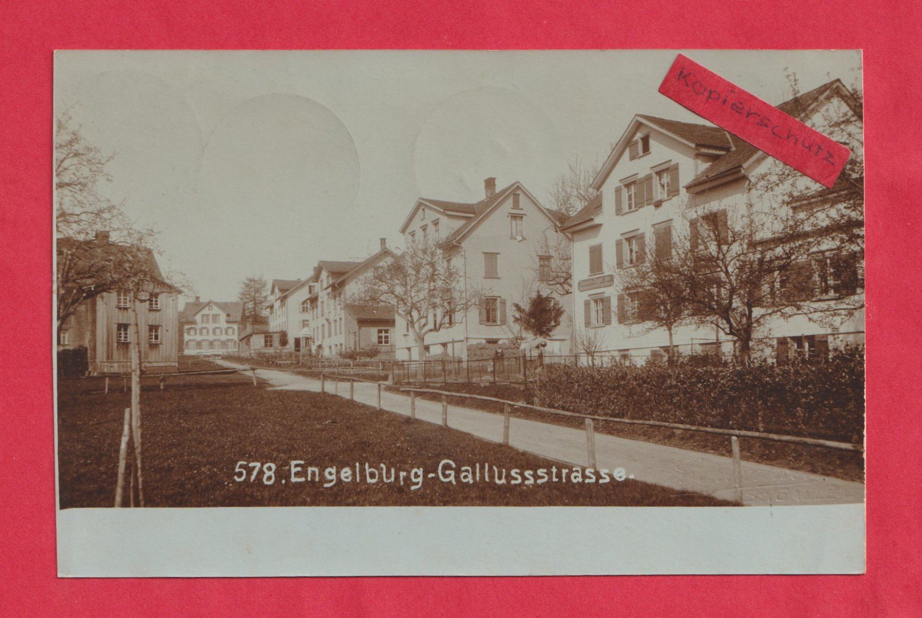 Cartoline postali: Engelburg (SG) Gemeinde Gaiserwald – Usato da Zürich venduto da Gill46