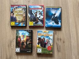 5 tolle Kinder / Familie DVD Filme guter Zustand