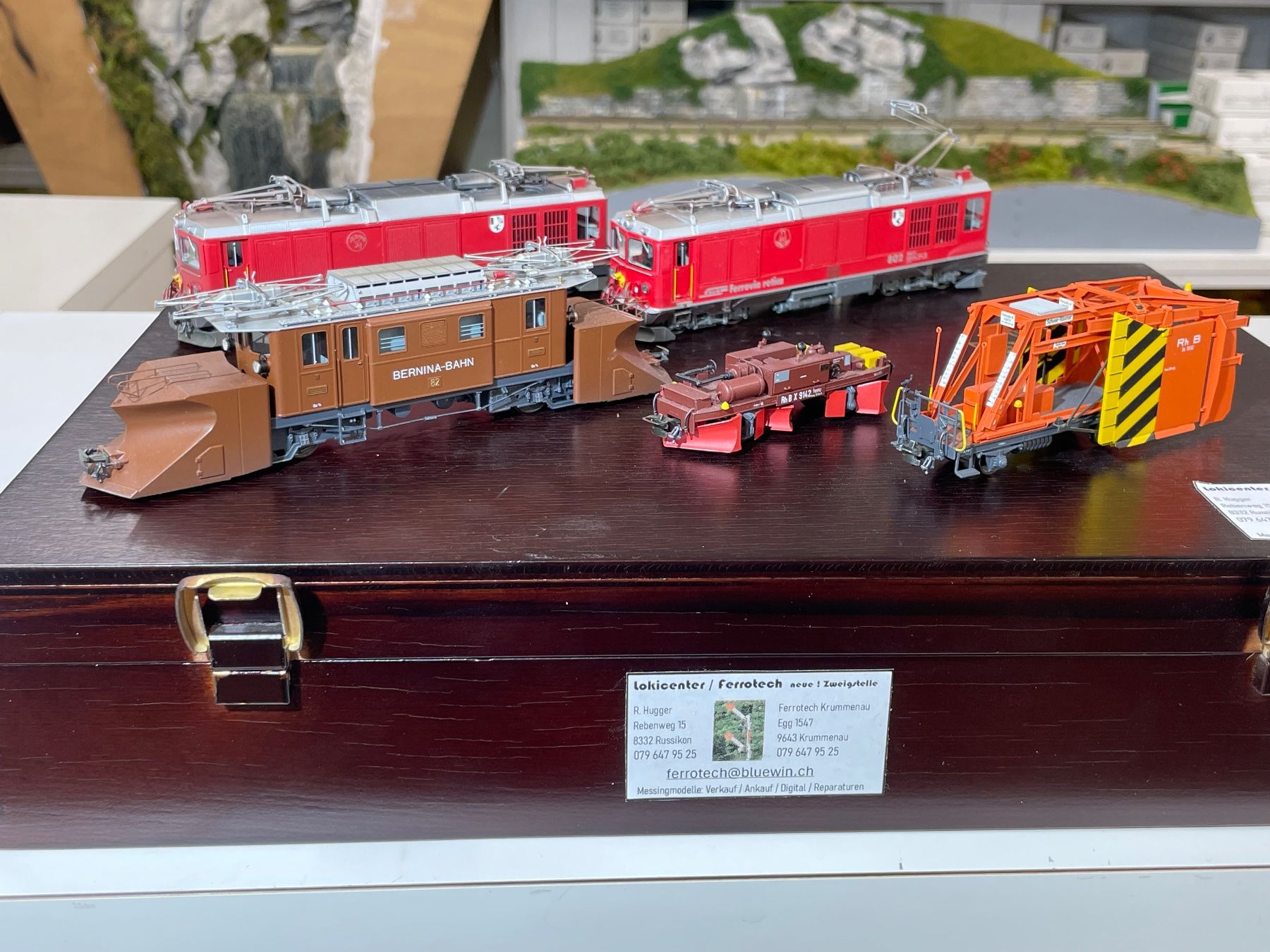 Ferro-suisse Modellini di ferrovie: Ferro Suisse Bernina- Set A / 5-teilig – Usato da Krummenau venduto da ferrotech 2