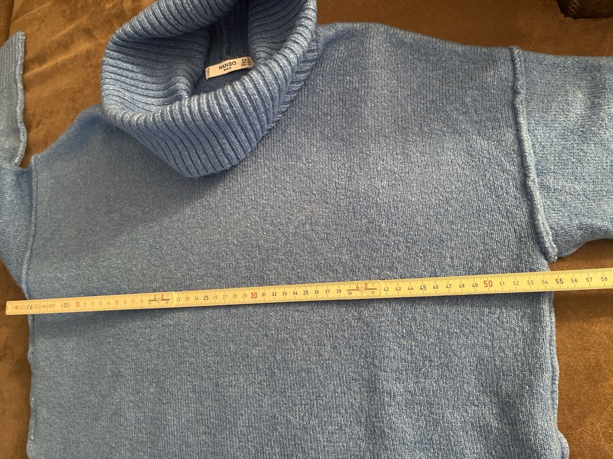 Mango Pulls & Sweat-shirts: Mango Strickpullover, Hellblau, Rollkragen, S – D'occasion à Kaisten par saleforfun 2