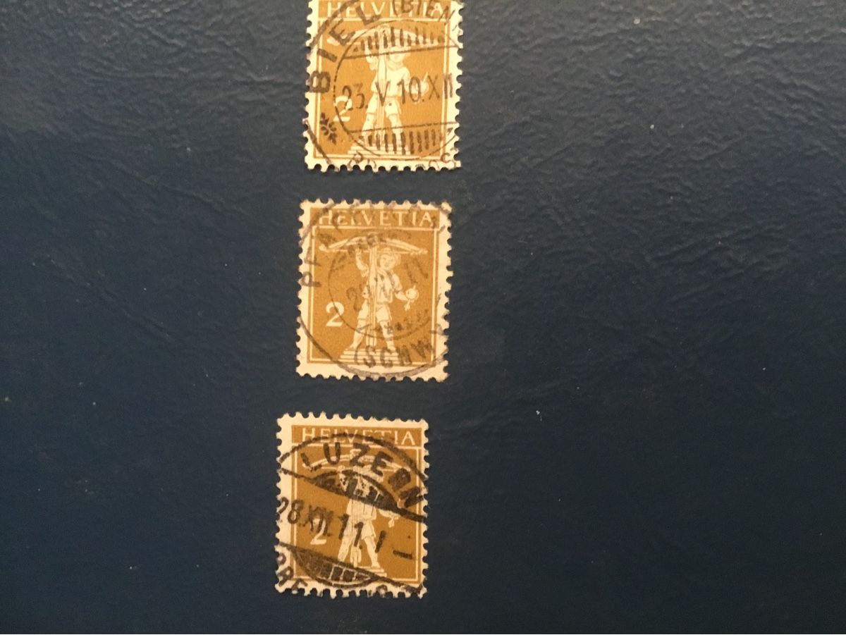 Tous les timbres: Tellknabe mit Armbrust 1909-1930 – D'occasion à steinach par Haudi5