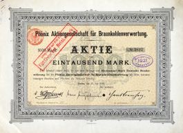 Phoenix AG für Braunkohlenverwertung, Berlin - 1909