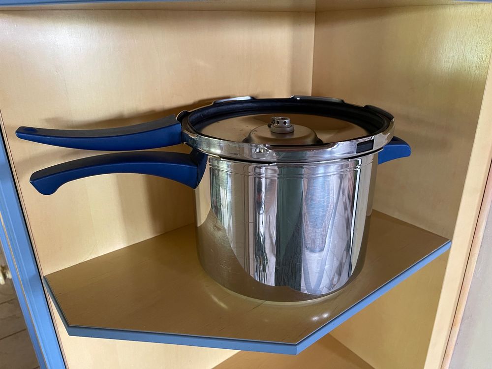 Casserole Vapeur Pro 34 Cm Acier Inoxydable Épais – Induction & Tous Feux, Multifonction Marmite & Cuiseur Vapeur