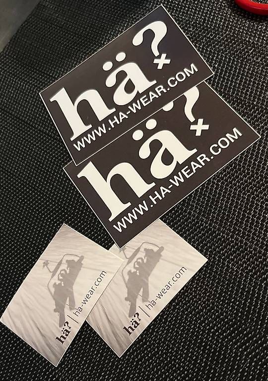 Aufkleber: Hae Hä? Stickers 4 Stück, HA-Wear.com – Gebraucht aus Olten von gabriel_27