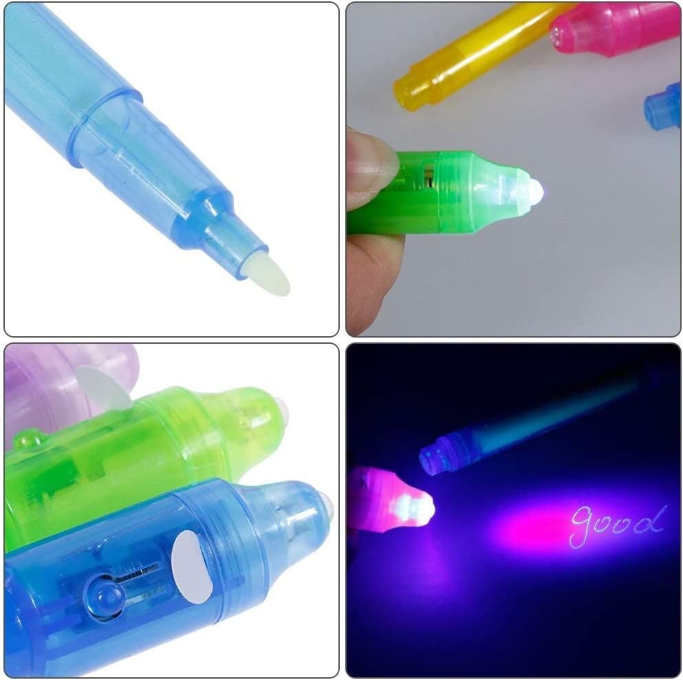 Stifte & Marker: 7 Stück Kinder Geheimstift mit UV Licht – Neu (gemäss Beschreibung) aus Thun von nuonuo 2