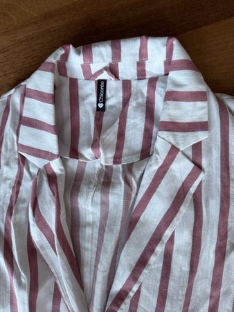 Chicoree Blazer gestreift weiss rosa Grösse S neuwertig