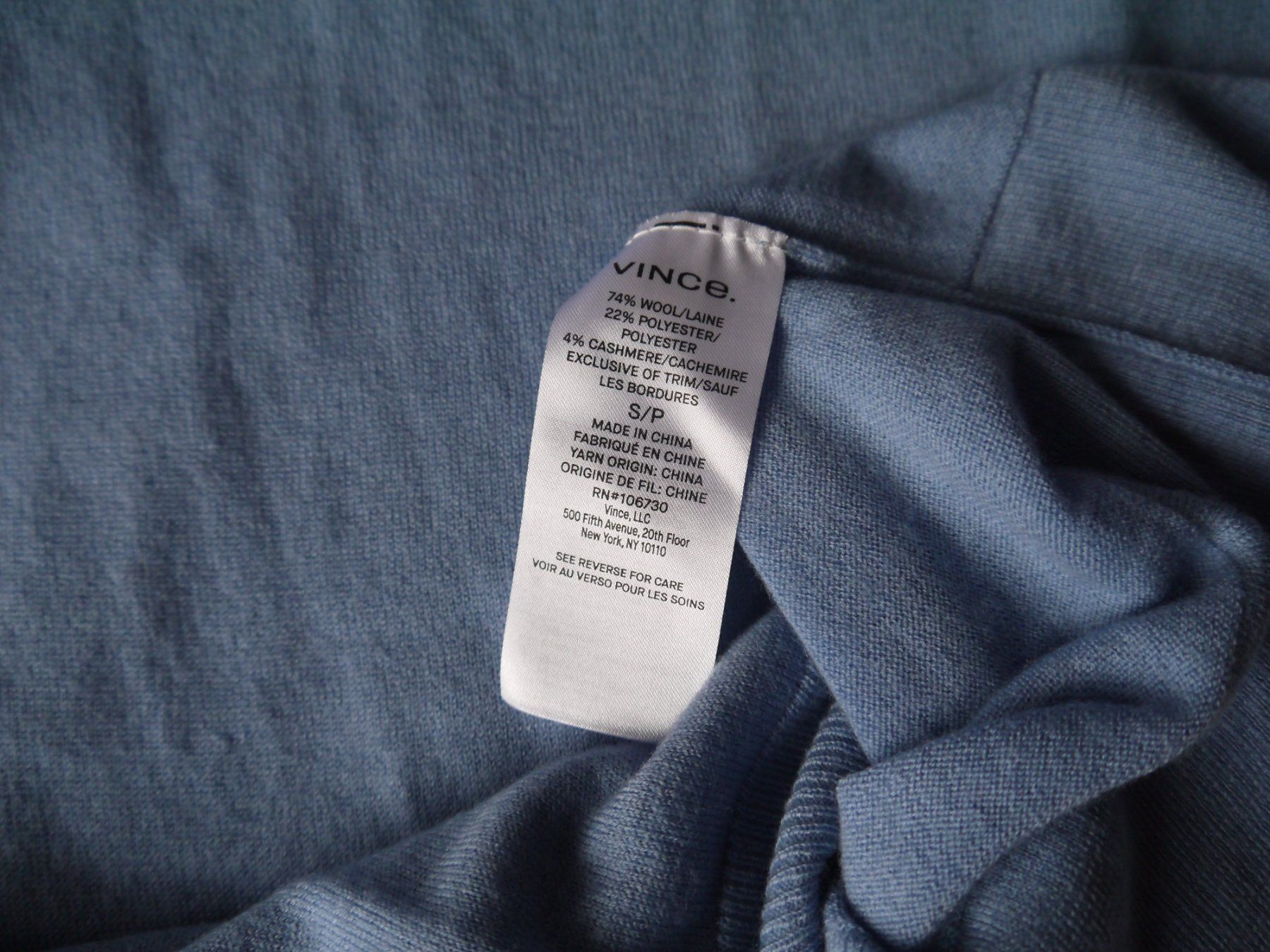 Pulls & Sweat-shirts: VINCE Pullover / Wolle ,Polyester, Kaschmir Gr.S – D'occasion à Hagendorn par Blaf 3
