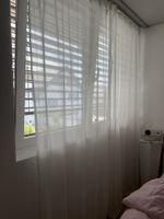 Gardine Weiss transparent 2 Stück