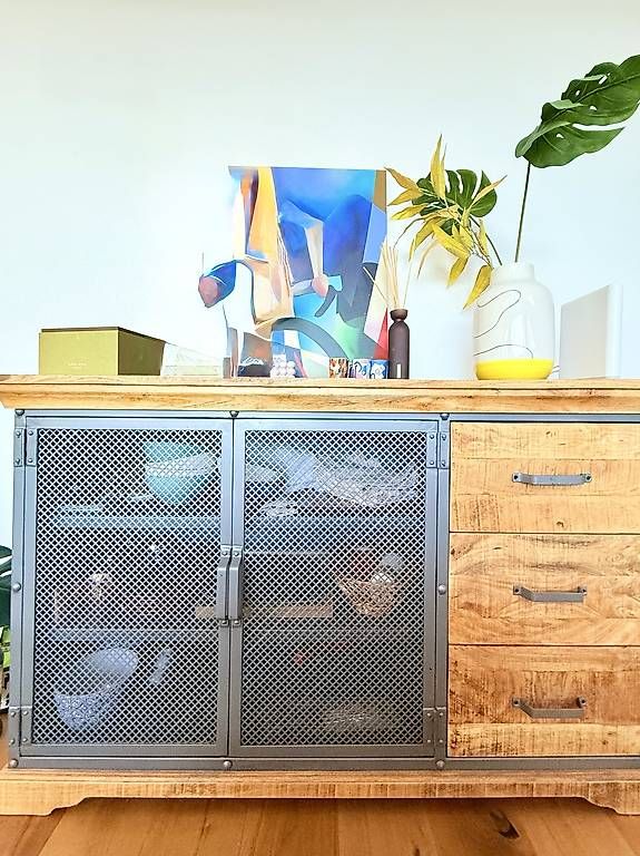Cassettiere: Sideboard & Commode mit Massive Mangoholz-Korpus – Usato da Arth venduto da tar_s2dz