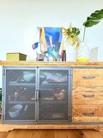 Sideboard & Commode mit Massive Mangoholz-Korpus