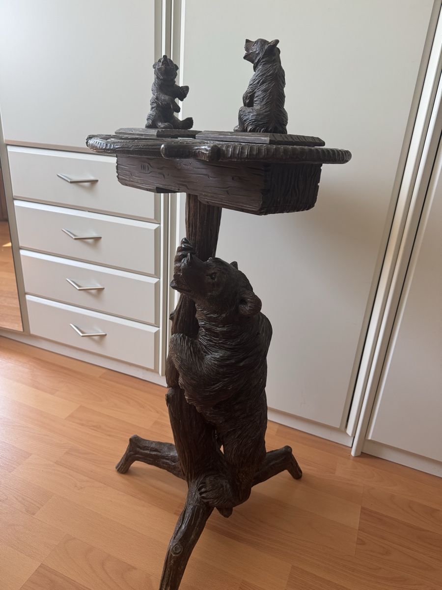 Sculture & Statue: Brienzer bär tisch mit silber pokal – Usato da Rheinfelden venduto da Duras 3