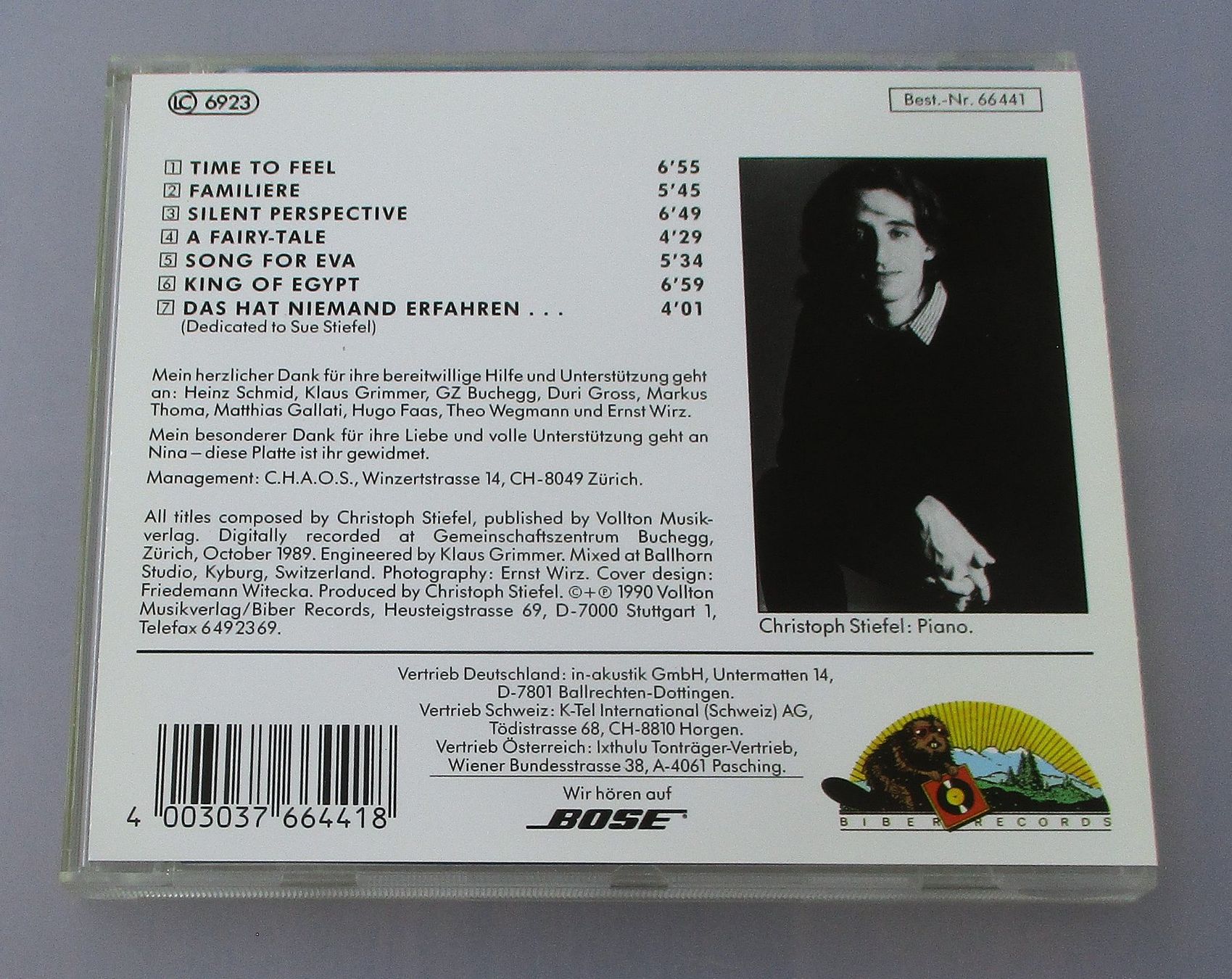 CDs: CHRISTOPH STIEFEL - A Silent Perspective – Gebraucht aus Wattwil von Muriel11 1