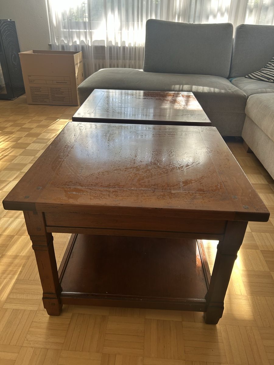 Tische: 2er Set Holztische rustikal – Gebraucht aus Binningen von drummer81 1