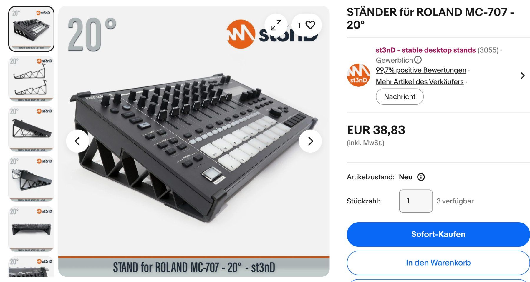 Roland Strumenti musicali: Roland MC-707 Groovebox + Extras – Usato da Wallisellen venduto da ZoltanRakosi 7