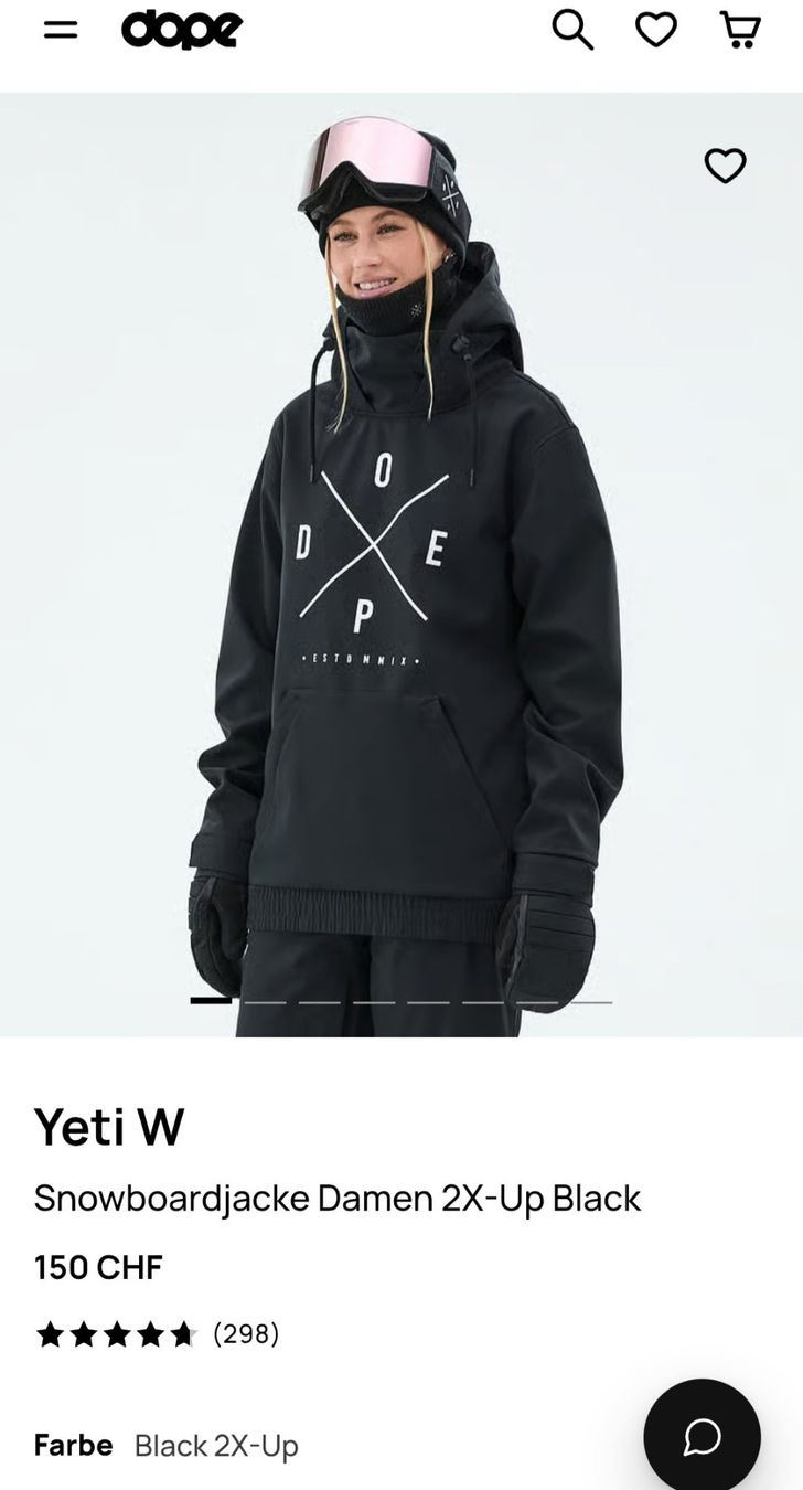 Dope Vestes: Snowboard Jacke "Pullover-Style" DOPE-Snow – D'occasion à Niederneunforn par wip_dmq9 7