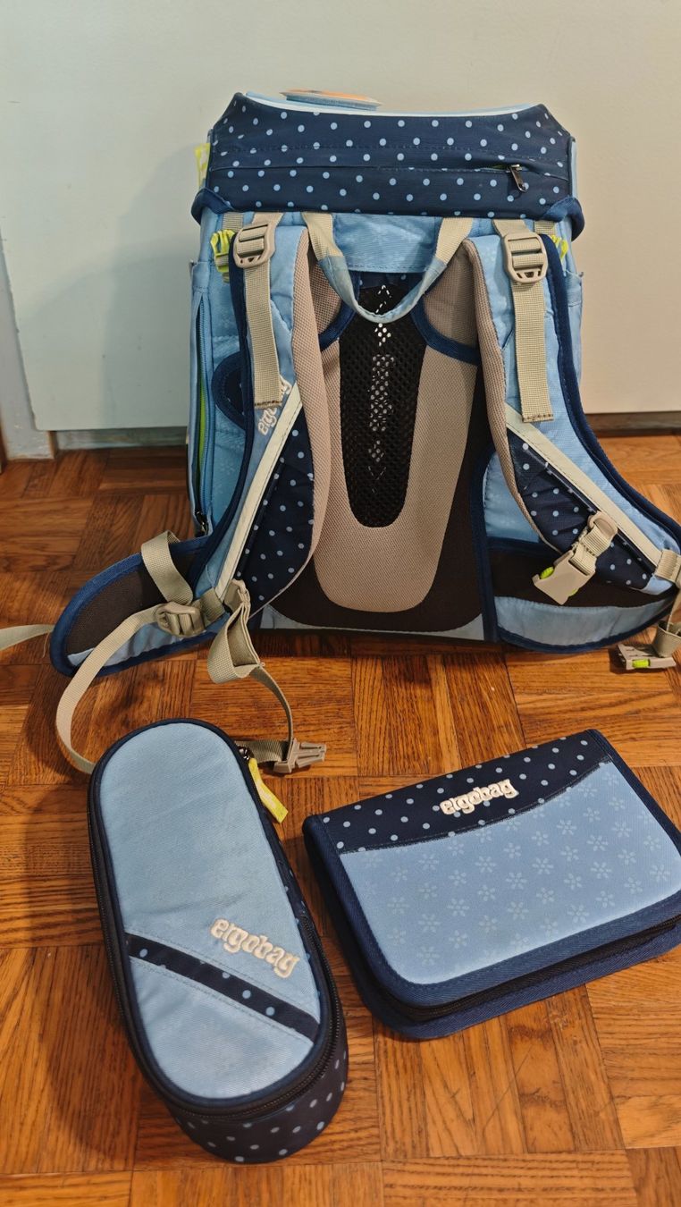Ergobag Borse & Zaini: Ergobag Schulranzen Set (3-teilig) – Usato da Gams venduto da MissTraveller 1