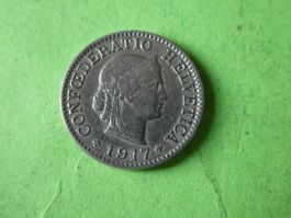 Schweiz 1917, 5 Rappen