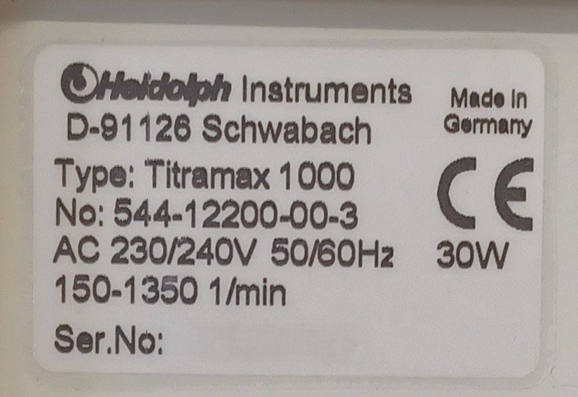 Laborzubehör: Heidolph Tritramax 1000 & Inkubator 1000 – Gebraucht aus Niederdorf von LeptonAG_Labor 7