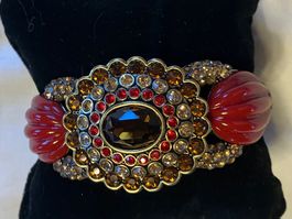 Armspange mit Strass und  Kunststoff