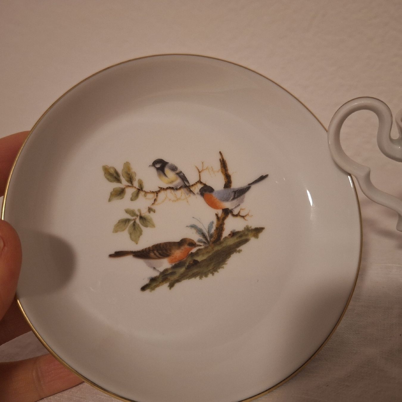 Tassen: Versand möglich. Tasse von Bareuther Bavaria, Vogel – Gebraucht aus Winterthur von Goldpipau 3