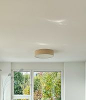 Modern Fischer & Honsel Ceiling Lamp – Sand-Colored Linen