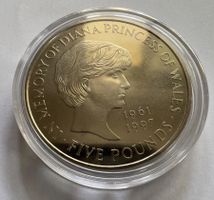 Grossbritannien 5 Pfund, Prinzessin Diana Memorial 1999