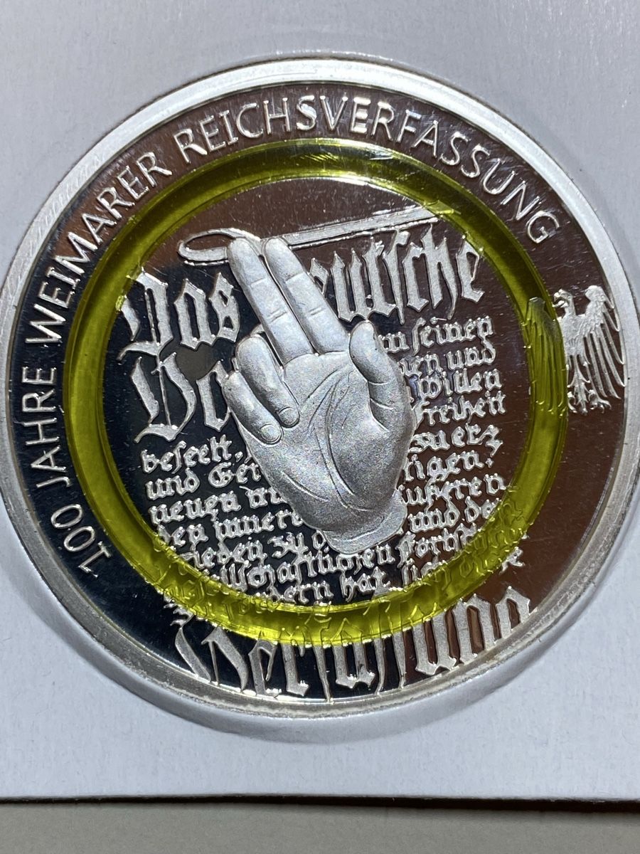 Tutti le monete: Allemagne - Commémoration - 100 ans constitution  – Nuovo (secondo la descrizione) da Payerne venduto da Mike1682 1