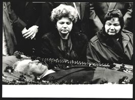 Fotografie Andrei Gromyko mit seiner Wit