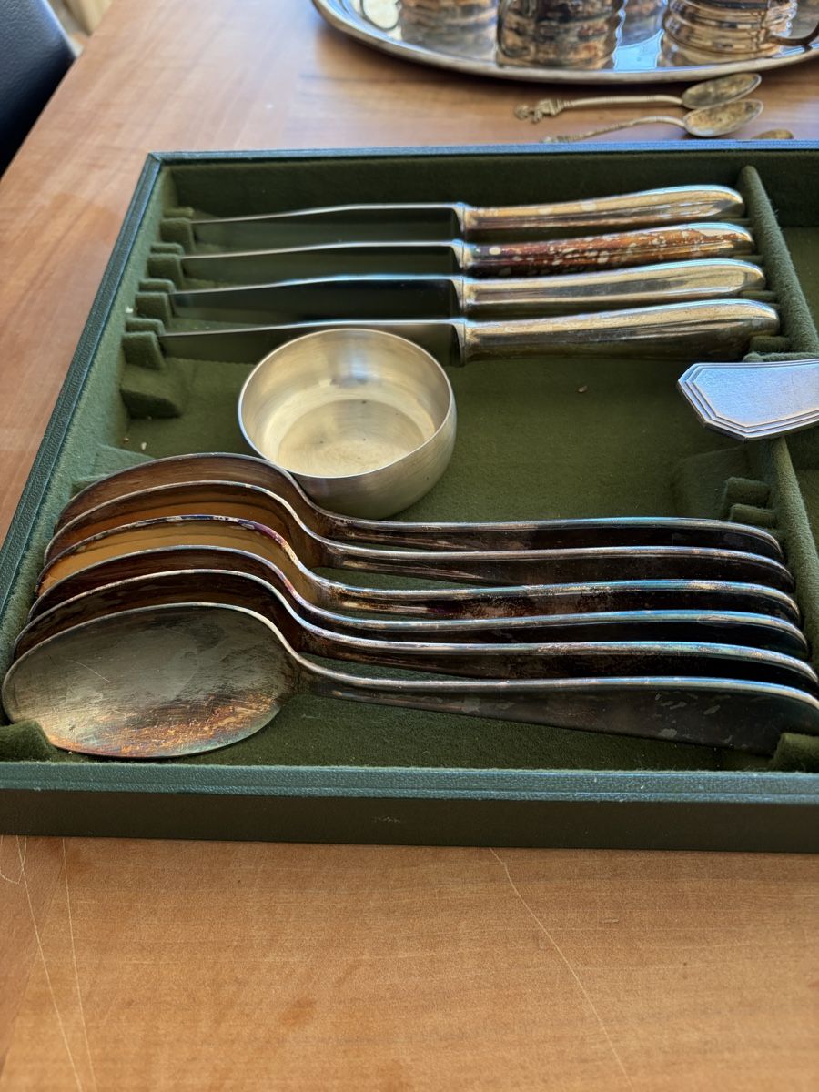 Couverts: Silberbesteck mit Teeset – D'occasion à Eggersriet par Danielsells 1